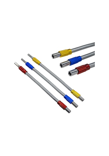 5294 Metal Esnek Gövdeli Mıknatıslı Bits Uç Tutucu Uzatma 245 Mm