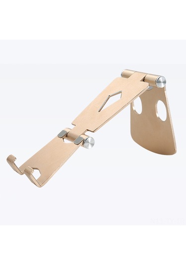 Teltree Z16 Çift Katlanır Alüminyum Telefon Tutucu - Taşınabilir Ve Ayarlanabilir Stand, Anti-kayma Tabanlı