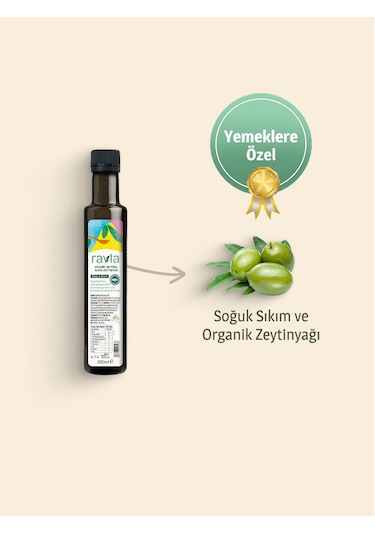 Ravla Organik Zeytinyağı 250ml Bebek Ve Çocuklara Özel Sofralık Seri