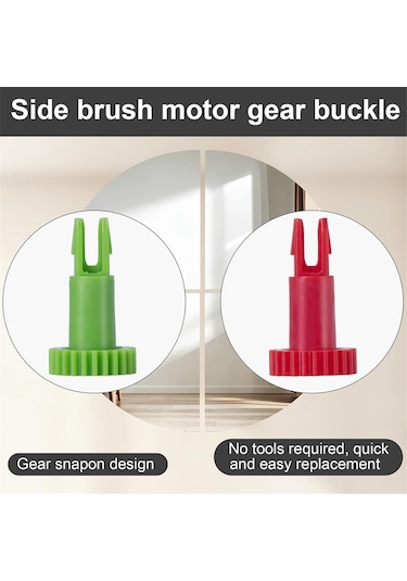 Sointeresting Ecovacs Deebot Ozmo 950/920 / N5 / N8 T5 / T9 / T8 / X1 Robot Süpürge İçin Yan Fırça Motoru Yedek Dişlisi