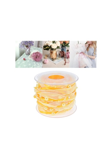 Suntek Boncuk Şerit Şifon Şal Rulo Aplike Boncuklu Giyim