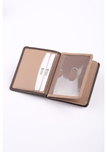 Ancora Leather Hakiki Deri Kartlık-26207 Kahverengi - Camel