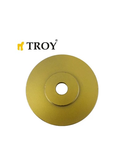Troy 25076 Avuç Taşlama İçin Ahşap Aşındırıcı Disk, Trapezoidal, 125mm