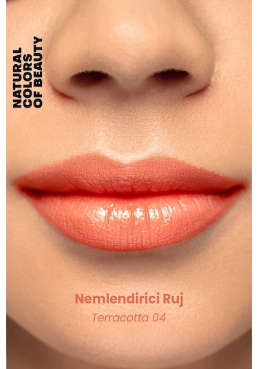 Bade Natural Nemlendirici Ruj Terracotta 04 %100 Doğal