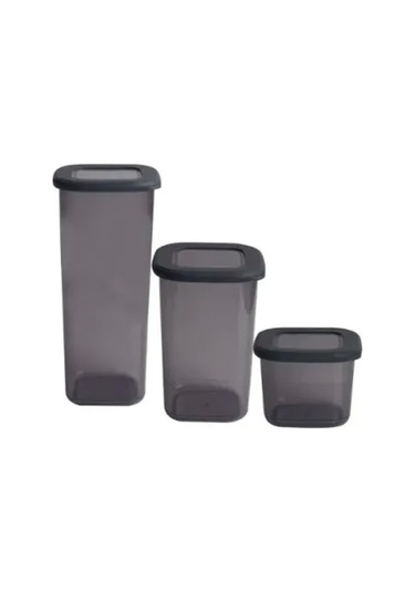 3 Boy Erzak Saklama Kabı Çok Renkli