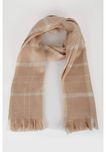 DeFacto Erkek Kareli Dokuma Atkı C8264AX24WNBG286