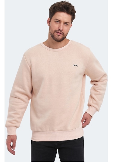 Slazenger KORAL IN Erkek Sweatshirt Bej