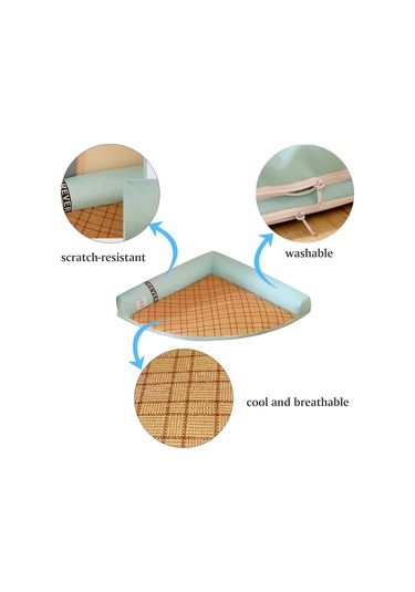 Maiyame Kedi Köpek Yaz Matı Evcil Hayvan Yaz Matı Köpek İçin Soğutma Matı Kedi Evcil Hayvan Kedi Köpek Yatağı 18