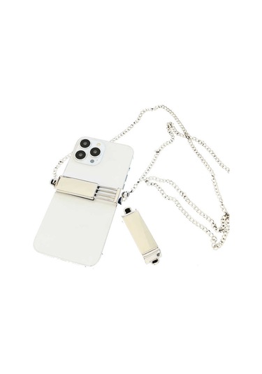 Noktaks - Cep Telefonu İp02 Cep Telefonu Boyun Askısı Metal Zincir T24348