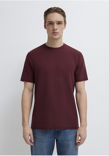 Mavi - Bordo Tişört 0610277-70426