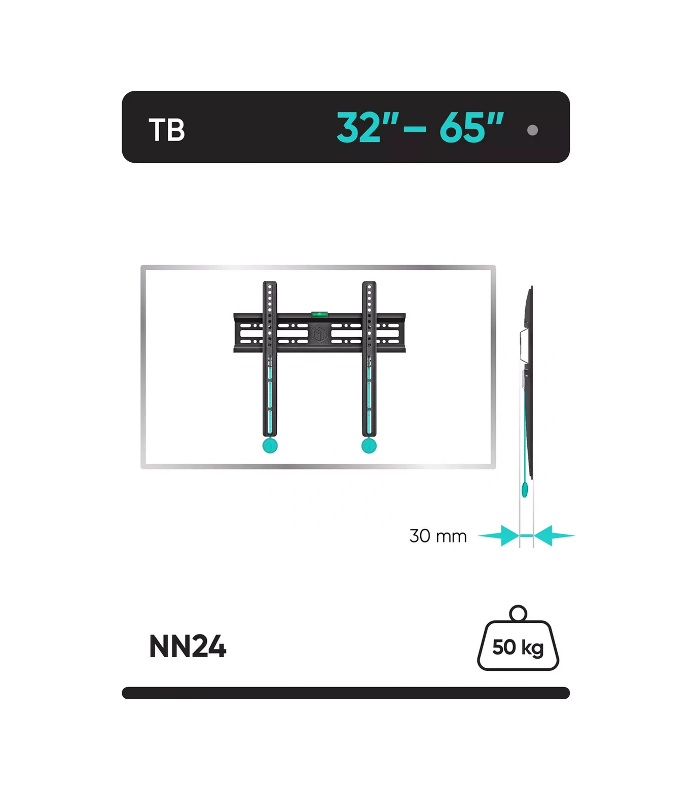 Onkron 32-65 Duvara Monte Tv Braketi, Nn24 16462053