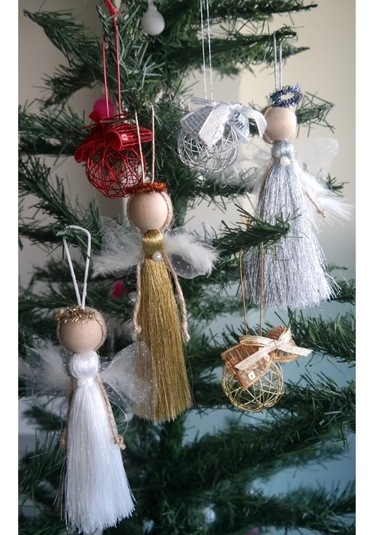 Yılbaşı Melekler 4 Adet Set