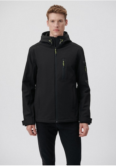 Mavi - Kapüşonlu Siyah Ceket 0110264-900 Siyah