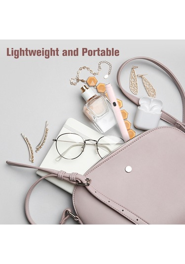 Yifomall Usb Şarjlı 2'si 1 Arada Led Işıklı Kulak Temizleme Seti - Pembe, Taşınabilir Ve Kullanışlı