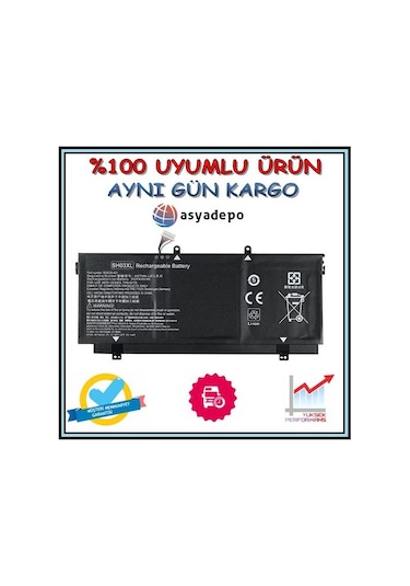HP Spectre Uyumlu X360 13-Ac001Tu Batarya Pil