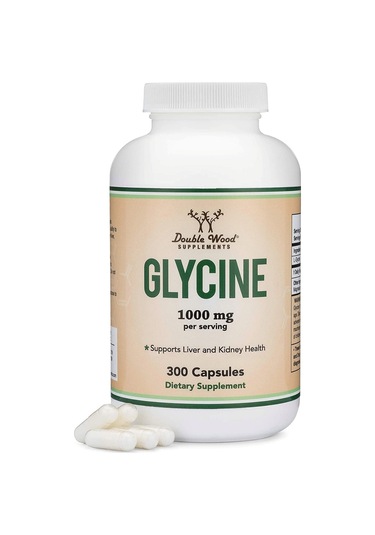 Double Wood Glycine 1,000mg 300 Capsul "relaxing" Usa 3941