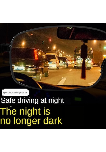 Sarı Gece Görüş Gözlükleri Sürüş İçin