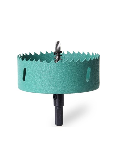 Suntek Delik Testereleri 16-200mm Ahşap Metal Levha 4,72x2,01x2,01-inç Yeşil