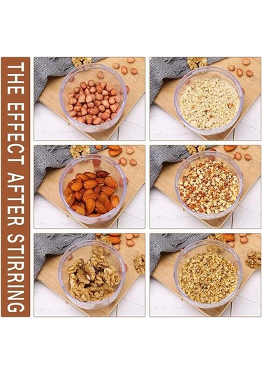 Fındık Doğrayıcı Öğütücü El Kranklı Fındık Ceviz Pekan, Mutfak Çoklu Doğrayıcı Rende Üst Malzeme Yapmak İçin Beyaz