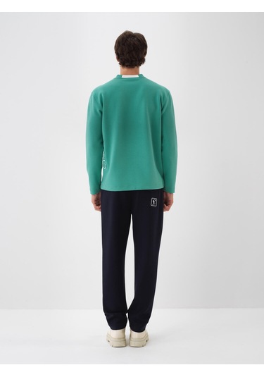 Lacivert Pamuk Dokulu Regular Fit Sweat Pantolon 380185 Lacivert Lacivert Pamuk Dokulu Regular Fit Sweat Pantolon 380185 Lacivert