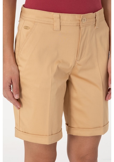 U.s. Polo Assn. Kadın Camel Şort / Bermuda 50299160-vr015 Camel