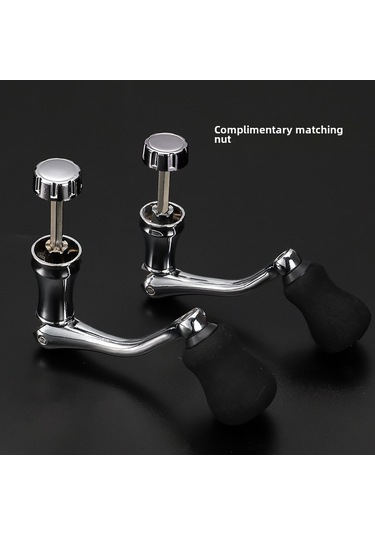 Reedark 5000-7000 Numara Olmak Üzere Büyük Boy Metal Fishing Reel Kolu, Eva Tutamaklı Evrensel Spinning Makine Kolu, Dayanıklı Balıkçılık Aksesuarı