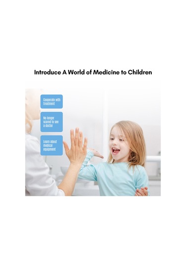 Teltree Ahşap Çocuklar İçin Tıp Oyuncak Seti - Dinleyici, Diş Modeli, Fırça, Macun Ve Diş Bakımı Araçlarıyla Rol Yapma Oyunu, Saklama Kova İçerir