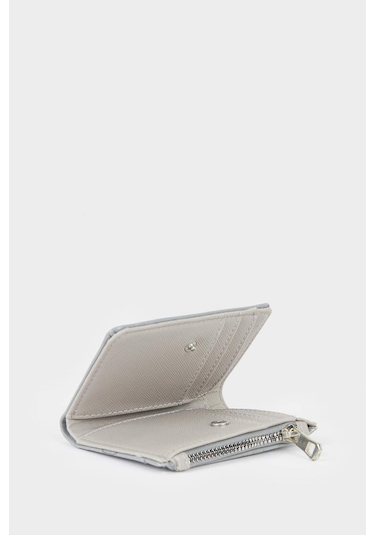 Defacto Kadın Suni Deri Cüzdan F6794axnsgr2 Gri