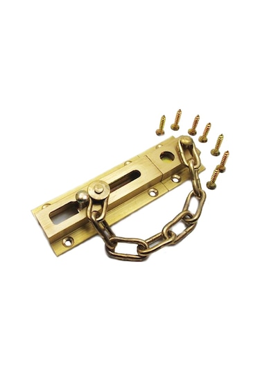 Saç Emniyet Zinciri Sarı