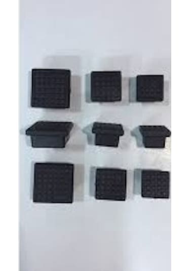 Dinç Plastik Tapa Profil Tapası Kare 10 Adet 80 MM x 80 MM
