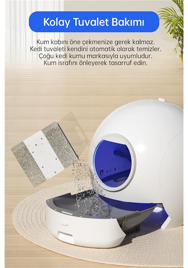 Els Pet S30 Pro 2. Nesil Otomatik Akıllı Kedi Tuvaleti