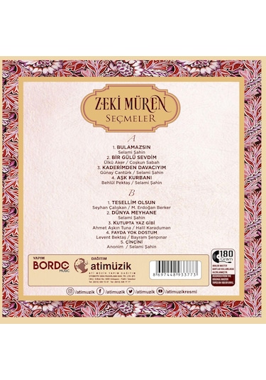 Zeki Müren - Seçmeler Plak