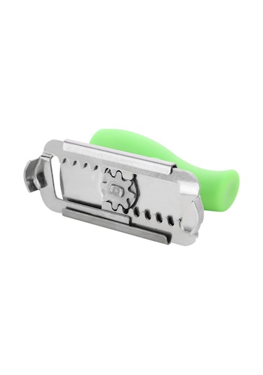 Gajeena Stoksel Çelik Kavanoz Açıcı - Kolay Kapağı Açma, Ev Ve Dış Etkinliklerde Kullanımı Kolay, Yeşil Renkli Mutfak Aleti Gümüş