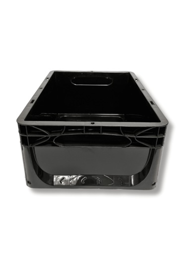 Alpbx 1.kalite Siyah Plastik Kasa 40x30x17 Cm - 17 Litre Kutu