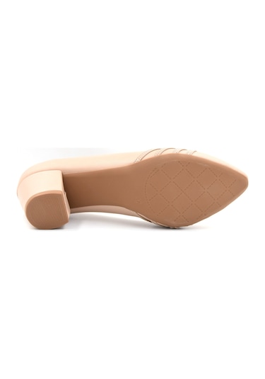 Park Moda ParkModa D8610 Topuk Kadın Ayakkabı KREM Krem