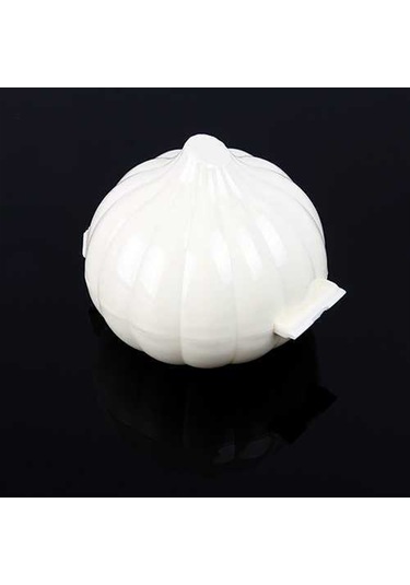 Kapaklı Kilit Mekanizmalı Mini Sarımsak Saklama Kabı