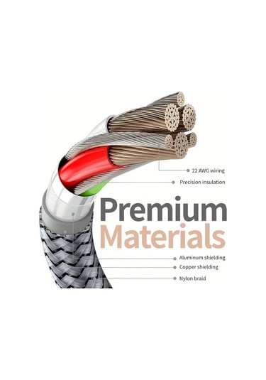 Willowhaven Gri 5li Paket 10gbps Hizli Sarj Usb C Kablo İphone Uyumlu 15 Samsung 3a 90 Derece