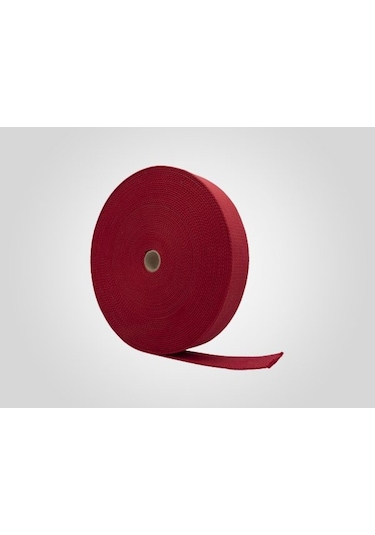 Dar Dokuma Şerit İp Bordo 2 Cm - 50mt