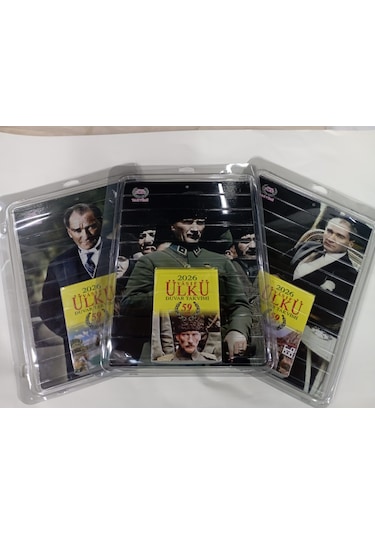 Ülkü Takvimi 2026 Atatürk Özel Ambalajlı Gönderim