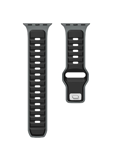 Huawei Gt2 46mm Mkst Krd-135 22mm Silikon Kordon Strap Kayış - Açık Yeşil-gri