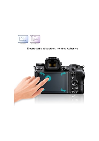Nikon Z6 / Z7 İçin Puluz 2.5d 9h Temperli Cam Filmi