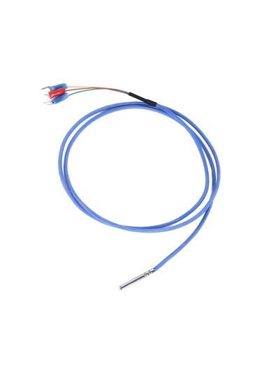 Skycity Su Ve Yağa Dayanıklı Pt100 Sıcaklık Sensörü - Paslanmaz Çelik Sondaj, Ptfe Tel, -50 C/+350 C Aralığı, 4x30x1000mm