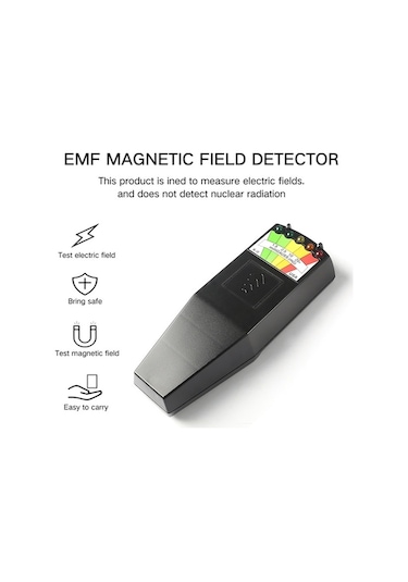 Didadodo K2 Gauss Metre, Taşınabilir Emf Dedektörü, Radyasyon Monitörü, 5 Led, Güçlü Sensör