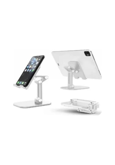 Masaüstü Tablet Ve Telefon Tutucu Stand Siyah