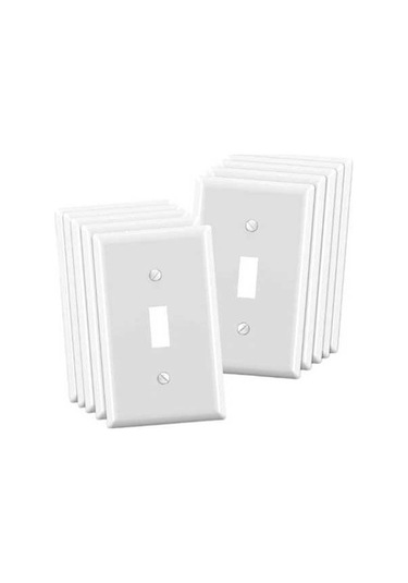 Trendooze Suntek 10 Adet Abd Standart Priz Plakaları, Modern Dekor İçin Uygun