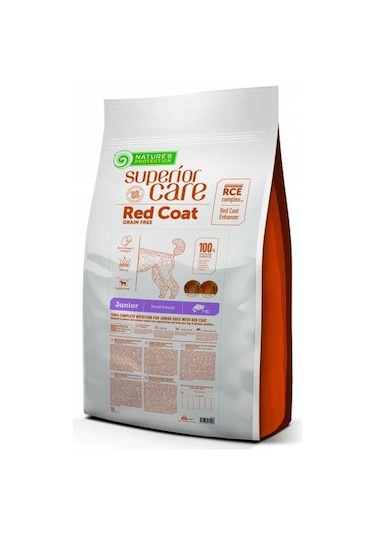 Nature's Protection Somonlu Kızıl Tüylü Mini Irk Yavru Köpek Kuru Maması 10 KG