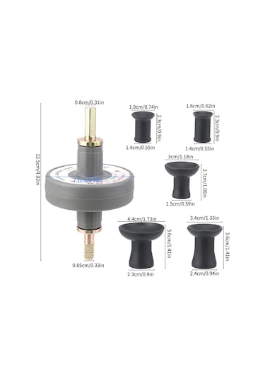Konesam Matkap İçin Valf Taşlama Aparatı, 5 Emici Plakalı Motor Valf Taşlama Seti