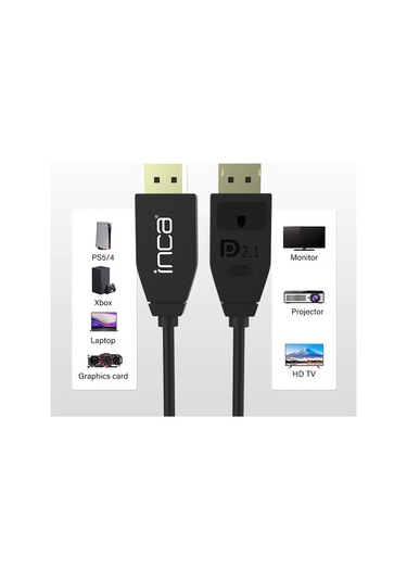 Idpd-40 Displayport To Displayport 2.1 16k 60hz 15360x8460 8k 120hz 4k 240hz 54 Gbps