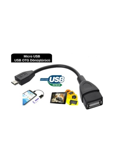 Pdateknoloji Micro Usb Otg Kablosu Çevirici Adaptör