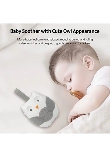 Geeroyoo Bt0179 Bebek Uyku Makinesi: Beyaz Gürültü Ve Ninnilerle Rahat Uyku, Taşınabilir Ve Ayarlanabilir Ses, Pil İle Çalışır